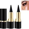 Rakiuty 2 Pezzi Matte Quick Dry Eyeliner, Matita per Eyeliners Stick,Eyeliners Ad Asciugatura Rapida,Trucchi Donna Eyeliner Water Resistant a Lunga Tenuta Gel Trucco Penna,Nero