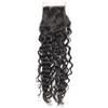 Larafona 100% Vero Umani Capelli Lace Closure 4x4 Curly Human Hair Brazilian Virgin Remy Hair Nero 1B Parrucchini 10inch/25cm