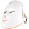 Generico Maschera LED per la cura della pelle, maschera leggera per la cura del viso, Maschera per la cura della pelle del viso con luce LED a 7 colori, Maschera di bellezza a LED per viaggi a casa, cura del v