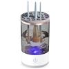 DONGKER Pulitore Pennelli Trucco,Detergente per Pennelli Cosmetici Elettrico Ricarica USB Macchina Pulizia Automatico per Pennelli Trucco per Ragazza Madre e Amiche