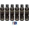 Felce Azzurra 6 x BREEZE Black Oud - Deodorante spray in legno di cedro e spezie, senza macchie sulla pelle, 150 ml + 1 sacchetto di talco Felce Azzurra da 100 g
