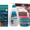 Geomar KIT CORPO: Crema Corpo Idratante +.Gel Drenante Effetto Freddo + Fango d'Argilla Bianca + Guanto in Spugna