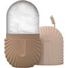 Rurunklee Ice Face Roller, stampo riutilizzabile in silicone per massaggio del viso, per applicare il ghiaccio per ridurre il gonfiore, migliorare l'elasticità della pelle, a righe