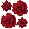 mishdacthgd Fermaglio per capelli a forma di rosa, 4 pezzi, in tessuto, con rose, messicano, per donne, ragazze, matrimoni, feste, festa della mamma