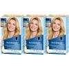 FEI FAN 3x Colorazione Permanente, NORDIC BLONDE L1, Fino A 7 Livelli Di Schiaritura. 0% Ammoniaca, Effetto Anti-Giallo, Biondo Naturale a Lunga Durata. Arricchito Con Olio