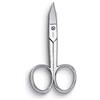 AUSONIA Forbice taglia unghie per manicure e pedicure Made in Italy con gambo retto e punta lancia curva 3,5, 9 cm