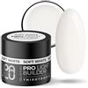 PALU salon system PALU - Gel costruttore per unghie - Gel UV/LED - Nail Art - Tissotropico, auto-livellante, multifunzionale - Brillantezza intensa, duro, senza limatura - Estensione e rinforzo - 45 gSoft White