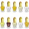 El Nabil Premium Muschio - Set di profumi da donna, 10 x 5 ml (TOP 10 MIX) - Profumi arabi da donna - Set di profumi orientali