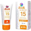 Snik SPORT SUN CREAM | Crema Solare Viso per la Montagna, Sci, Sport Invernali ed Estivi | Protegge da Sole, Vento e Freddo | SPF 15 Protezione Media UVA + UVB | Organic ALOE VERA | Tubetto 50 ml.
