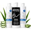 ALOHALABS Pure Shampoo 200 ml x2 + Pigmentina Color Mask Capelli Scuri 200 ml | Kit Mantenimento Colore, Shampoo Delicato con Vitamina E, Maschera Colorante con Aloe Vera