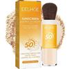 HADAVAKA Cipria Traslucida Con Protezione Solare, Controllo Dell'olio, Finitura Opaca Naturale, Resistente, Leggera E Traspirante, Cipria Minerale Con Protezione Solare, Cipria Con Pennello Minerale (2PCS)