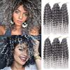N/K 6 extension crochet di capelli in fibra sintetica, da donna, in stile afro, ciocche di capelli ricci sfumati, per acconciature a farfalla, 30,5 cm