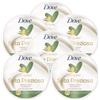 Dove 6x Dove Nourishing Body Care Seta Preziosa NutriDuo Crema Corpo Nutriente per Tutti i Tipi di Pelle - 6 Barattoli da 300ml