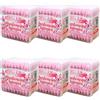 Amami BEAUTY Bastoncini Igienici Rosa Derma Kleans, per pulizia orecchie, 55 Pezzi, Confezione da 6, 100% Cotone Puro - Amami BEAUTY