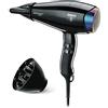 Valera ePower 2020 Crystal Black , asciugacapelli professionale a ioni, phon ad elevate prestazioni ed eco-friendly con motore digitale, 1600 watt, Nero