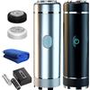 Caduola Aweshave Ball Trimmer, Aweshave 2.0 Premium Body Trimmer, Rasoio elettrico impermeabile per uomo con lama in ceramica sostituibile (Mix+1 Head)