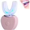 Générique Spazzolino da denti Automatico Sonic Brush V5, Spazzolino da denti elettrico Ultrasonico A Forma di U a 360°, Elettrico Intelligente Senza Fili Per Adulti