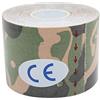 STpro 6 Rotoli di Nastro Kinesiologico 5 cm x 5 m Camuffamento Kinesio Taping Kinesiologica Muscle Support Sport Nastro Elastico Physio Tape Kinesiologico Tape,Verde
