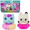 DREAMWORKS GABBY'S DOLLHOUSE Gabby's Dollhouse Età 3+: Gabby Cat Bath Squirters, Mercat e Pandy Paws galleggiante Bambino Giocattoli da bagno per ragazze e ragazzi dai 3 anni in su