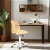 FurnitureR Living Room Chair Relax Sedia da Lettura Imbottita con Altezza Regolabile e Girevole, Perfetta per Il Soggiorno e Il Tempo Libero, Small