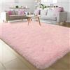 Keeko, tappeto di alta qualità, soffice e soffice, colore rosa, per camera da letto, ragazze, soggiorno, casa, 15 x 18 cm