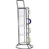 HOME DECO FACTORY Tazzina Espresso Vetro con Supporto Moderna Multicolore | Vetro, tazzina espresso con supporto, design moderno ed elegante, caffè tè o bevande, servizio da tavola, motivo multicolore