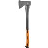BRADAS - KT-SF1150, Accetta professionale, manico in fibra di vetro 1,5 kg, Ascia spaccalegna multiuso lungh 79 cm con Certificato di sicurezza TÜV GS.