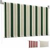 Paluplus Tenda da Sole a Caduta con Catenella, Misura 200x300 cm, Senza Cassone con aggancio al Soffitto, Telo Resistente 280 g/m², per Balcone e Terrazzo -3120F -3,4 (Rigato Verde)