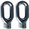SMELEYOU Gancio a manovella retrattabile 2 PCS 1: 7 Parti di Tenda da Sole in Lega di Alluminio Sostituzione della Sostituzione del Clima Minimalista ECCHI