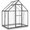 vidaXL Telaio Serra con Base Antracite 169x114x202 cm in Alluminio