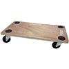 Linea Garden Friend BIACCHI Pedana 4 Ruote, Marrone