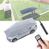 Generic Tenda automatica per auto 2 in 1 e ombrellone da esterno, baldacchino pieghevole e mobile, telecomando, batteria mobile, supporto esterno, copertura automatica per auto