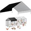 Generic Telo per Pollo - pollaio Copertina, Copertura Ombra Impermeabile per Esterni, pollame stagionale, Tetto per pollaio Rinforzato | per polli Pigri Protezione Invernale Uso Resistente al