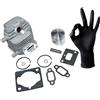 ICOOYO Kit cilindro pistone per Echo GT-22GES SRM-22GED SRM-22GESU ED-2000 GT-2000EZR GR-2000R ES-2100 HC-1600 HC-1800 HC-2000 PE-2000 SHC-1700 SRM-2100 SRM-2111 0 WP-1000