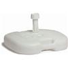 ECOPLAST Tris di BASI X OMBRELLONE PLASTICA CM.45X45 Bianco