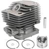 Husmax Kit cilindro pistone da 38 mm 4196068 4196068A per Emak Oleo-Mac 435 435S 435T 435BP 440BP 735 735S 735T EFCO 8350 8355 8375LAV 8375-LAV decespugliatore