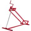 COSTWAY Sollevatore per Rasaerba Sollevamento per Trattore Tagliaerba, Carico Fino a 400 kg (Rosso)