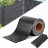 Aufun PVC Frangivista per Recinzione Giardino 260m x 19 cm Schermi divisori e protettivi per Giardino, 450 gsm PVC Paravista con 80 Clip per Recinzioni, Oscurante, Giardinaggio, Antracite