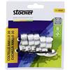 STOCKER Coltello ad Anello in Alluminio 24 mm 5 Pezzi in Blister