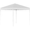 AND HOME Gazebo 3x3 Pieghevole Impermeabile, ANTI-UV, Gazebo Pieghevole, + Borsa Per Il Trasporto, Con 4 Corde E 8 Paletti, Stabile E Durevole, Gazebo 3x3 Con Struttura In Acciaio Con Gambe Regolabili, Bianco