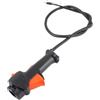 Generic Interruttore in plastica premium per decespugliatore, cavo a gas - facile da installare, adatto per diversi decespugliatori, trimmer e decespugliatori con manico da 26 mm