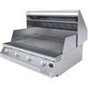 Barbecue professionali a Gas Fry Top 750 Basic da appoggio 4 bruciatori griglia scolo a V