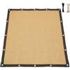 Generico Telo Ombreggiante Beige 90% Protezione UV, Rete Ombreggiante Con Occhielli Ogni 50cm, Telo Traspirante Per Pergola Terrazza Giardino Recinzione Serra(2x4.5m)