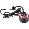 BORDSTRACT Nebulizzatore LED Diffusore Mist Maker,3 Colori a 12 luci Acquario Nebulizzatore, Mist Maker con Adattatore di Alimentazione per Fontana Stagno Serbatoio di Pesci Roccioso