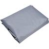 Mrisata Fodera per Cuscino per Altalena per Altalena 150x50x10 Cm, Impermeabile per Sedia a Dondolo, Fodera per Cuscino per Panca, per Giardino, Patio, Alianti da Esterno, Lettini (Grigio)