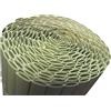 INTRECCI Rotolo Arelle in PVC, Cannette da Giardino, Recinzione Giardino, 1x5 m, per Esterno, Resistente alle Intemperie, Migliora la Privacy, Scherma Vento e Sole, Colore Natural Antracite