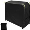 BUTORY Copertura per barbecue, resistente alle intemperie, 420D, in tessuto Oxford, resistente ai raggi UV, antistrappo, universale, 145 x 61 x 117 cm