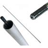 IMJ-Global Asta di Trasmissione con Tubo | per Decespugliatore | Lunghezza Asta 153 cm | Lunghezza Tubo 150 cm | Diametro Asta 8 mm | Diametro Tubo 28 mm | 9 Denti | in Acciaio | Pezzo di Ricambio