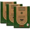 CLASSE ITALY CARBONE Biologico Vegetale di Legna di Leccio Italiano 30 kg | Carbonella/Carbone, Grill, Grigliata InstaGrill o Barbecue da Tavolo Senza Fumo, Nero