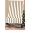 HOME ZEN HOUSEHOLD LINEN Tenda da Sole Art. RIVERS tendone Protegge da Raggi UV ultravioletti Oscurante da Interno Esterno per balcone antistrappo Resistente alla Pioggia (RIGHE BEIGE, 290 X 290 CM)